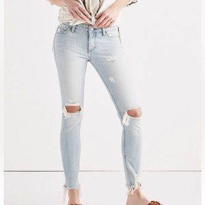 Lucky Brand Lolita Skinny Ripped Jeans
